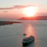 Perched on a flooded caldera (a collapsed volcanic crater), the Greek island of Santorini offers some of the most spectacular sunsets.