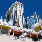 This 2015, photo shows the exterior of the Trump Taj Mahal casino in Atlantic City, New Jersey. (AP Photo/Wayne Parry, File)