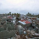 Homes lay in ruins after the passing of Hurricane Matthew in Les Cayes, Haiti, on Thursday. Two days after the storm rampaged across the country&rsquo;s remote southwestern peninsula, authorities and aid workers still lack a clear picture of what they fear is the country&rsquo;s biggest disaster in years. (AP Photo/Dieu Nalio Chery)