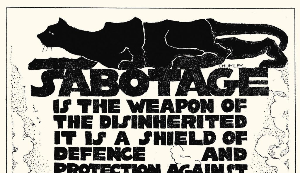 Wobblies frequented picket lines and street corners, taunting the industrial elite and wooing the working class. They stoked the fears of Everett&rsquo;s leaders with the unsettling image of a spooky black cat. (Photo courtesy of the Everett Public Library)