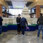 The Capitol Building built entirely of Legos. (Kevin Clark / The Herald)