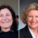 Angie Homola (left) and Barbara Bailey