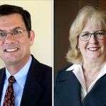 Mark Miloscia (left) and Pat McCarthy