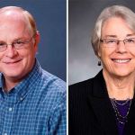 David Schirle (left) and Ruth Kagi