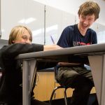 Testing if furniture is fit for students in Bothell