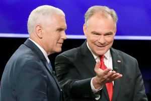 Pence and Kaine clash in fiery vice presidential debate