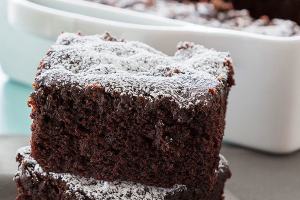 You won’t miss what’s missing in the chocolate cake