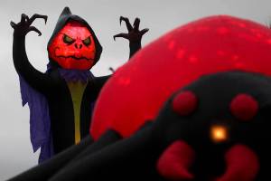 Everett’s got a spooky rooftop Halloween monster mash