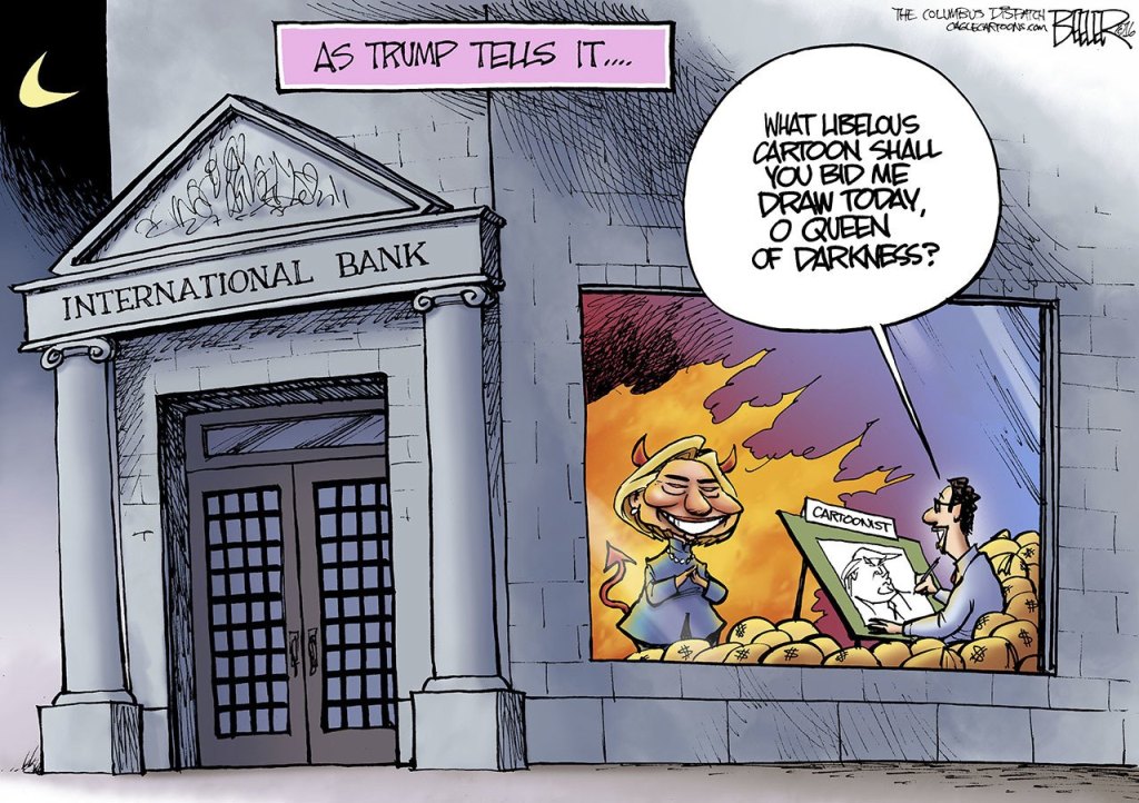 Editorial cartoons for Tuesday, Oct. 18