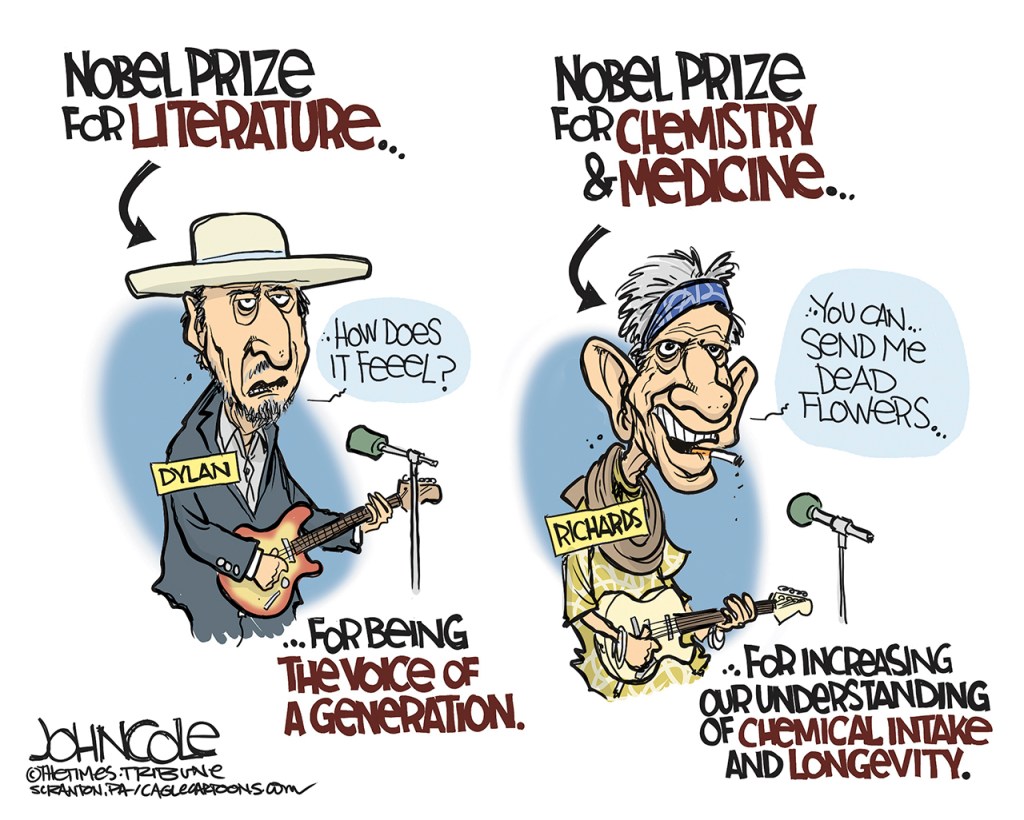 Editorial cartoons for Tuesday, Oct. 18