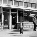 David Dilgard in front of the Grand Tavern in 1947. (Photo courtesy David Dilgard)