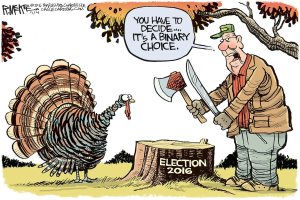 Editorial cartoons for Sunday, Nov. 6