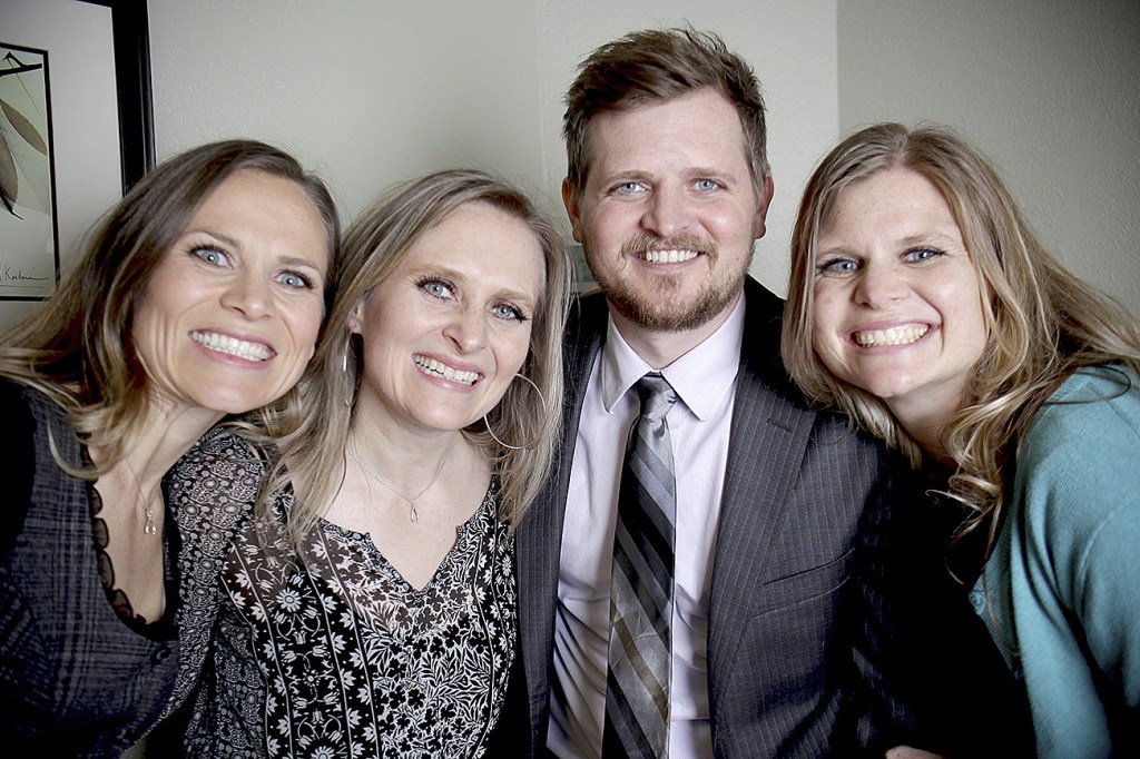 Contributed photo                                A portrait of Angie Neeleman, Jennifer Neeleman, Ben Neeleman and Emilee Neeleman Morzelewski.