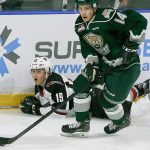 Everett&rsquo;s Riley Sutter, shown here on Sept. 24 against Vancouver, will face his uncle, Brent, who coaches the Red Deer Rebels on Wednesday at Xfinity Arena. (Kevin Clark / The Herald)
