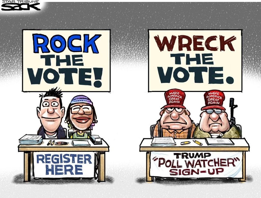 Editorial cartoons for Election Day, Tuesday, Nov. 8