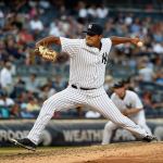 Left-handed relief pitcher James Pazos, seen here in game with the Yankees in 2015, was aquired by the Mariners in a trade with New York last Friday. (AP Photo/Kathy Kmonicek)
