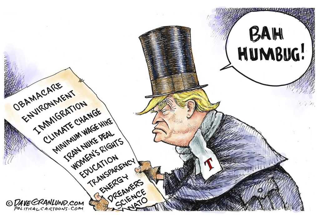 Editorial cartoons for Nov. 26-28