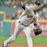 Houston starting pitcher Doug Fister delivers against the Mariners on Sept. 28 in Houston. General manager Jerry Dipoto is reportedly interested in bringing Fister back to Seattle. He made his MLB debut with the Mariners in 2009. (AP Photo/Eric Christian Smith)
