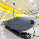 Boeing recently debuted the Echo Voyager, a 51-foot-long autonomous submarine that can roam the seas for months. (Boeing/Pinner Paul)