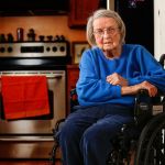 Elaine Redelfs, 102, was born before women had the right to vote. This month, the lifelong Republican voted for a woman to be president. (Dan Bates / The Herald)