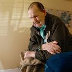 Paul Bartlett, a veteran of the Iwo Jima battle during World War II, has written a poem as a tribute to all who sacrificed. (Dan Bates / The Herald)