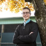 Lake Stevens senior and full-time Running Start student Jacob Anderson plans on studying computer science and engineering after high school. (Ian Terry / The Herald)