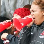 Archbishop Murphy fans cheer Saturday afternoon against Burlington-Edison at Terry Ennis Stadium on November 5, 2016. (Kevin Clark / The Herald)