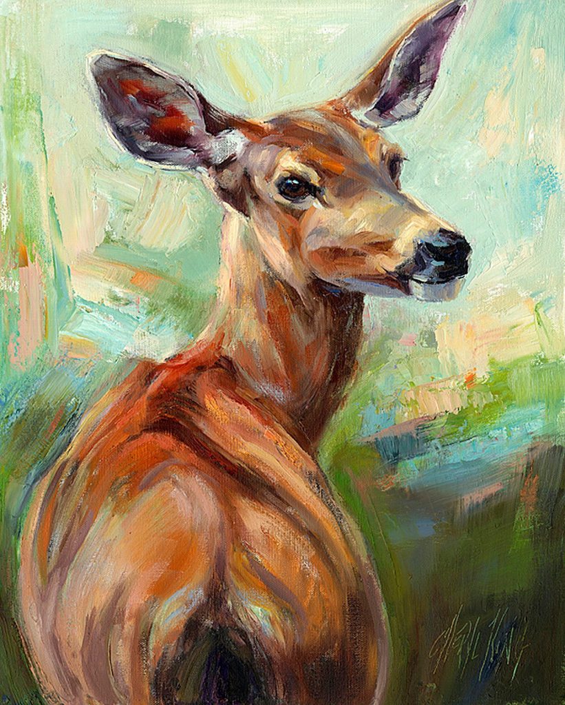 &ldquo;Motion of Stillness&rdquo; is one of King&rsquo;s oil paintings to be displayed at Cole Gallery in Edmonds this month.
