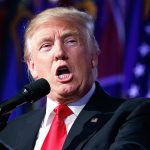 President-elect Donald Trump speaks during an election night rally, Wednesday, Nov. 9, in New York. (AP Photo/ Evan Vucci)