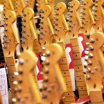 Along with the Gibson Les Paul, the Fender Stratocaster is perhaps the quintessential electric guitar. (Associated Press file photo)