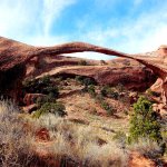 Landscape Arch is one of several arches within Arches National Park&rsquo;s Devil&rsquo;s Garden. (Jon Bauer/The Herald)
