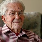 Raymond Lund, 95, of Stanwood is a World War II veteran who served in Europe. (Dan Bates / The Herald)