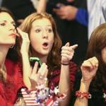 Republican supporters react to numbers coming in at the Snohomish Event Center on Tuesday. (Kevin Clark / The Herald)