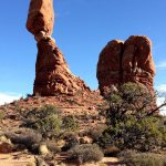 Balanced Rock at Arches National Park was formed by the same geological forces that created the park&rsquo;s arches. (Jon Bauer/The Herald)