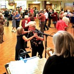 Seniors take advantage of the dance floor with music from Route 66 during the annual Veteran&rsquo;s Day Dance at Carl Gipson Senior Center in Everett on Nov. 11. (Kevin Clark / The Herald)