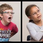 Students from Everett&rsquo;s Jackson Elementary School, from left: Marleigh Merino, Noah Valley, Madisyn Layouni and Joshua Kerby. (Andy Bronson / The Herald)