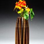 A wood vase by artist Seth Rolland of La Conner is among the wood and glass art work in the Schack holiday show, on now through Christmas Eve.