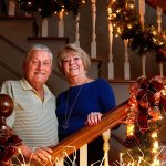 Larry and Linda Jubie have decorated their home to be one of six on the Assistance League tour this holiday season. (Dan Bates / The Herald)