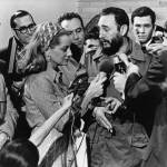 May 7, 1975: Fidel Castro responds to a question from American NBC reporter Barbara Walters at a news conference granted to members of the U.S. press covering Sen. George McGovern&rsquo;s trip to Cuba, in Havana, Cuba. (AP Photo, File)