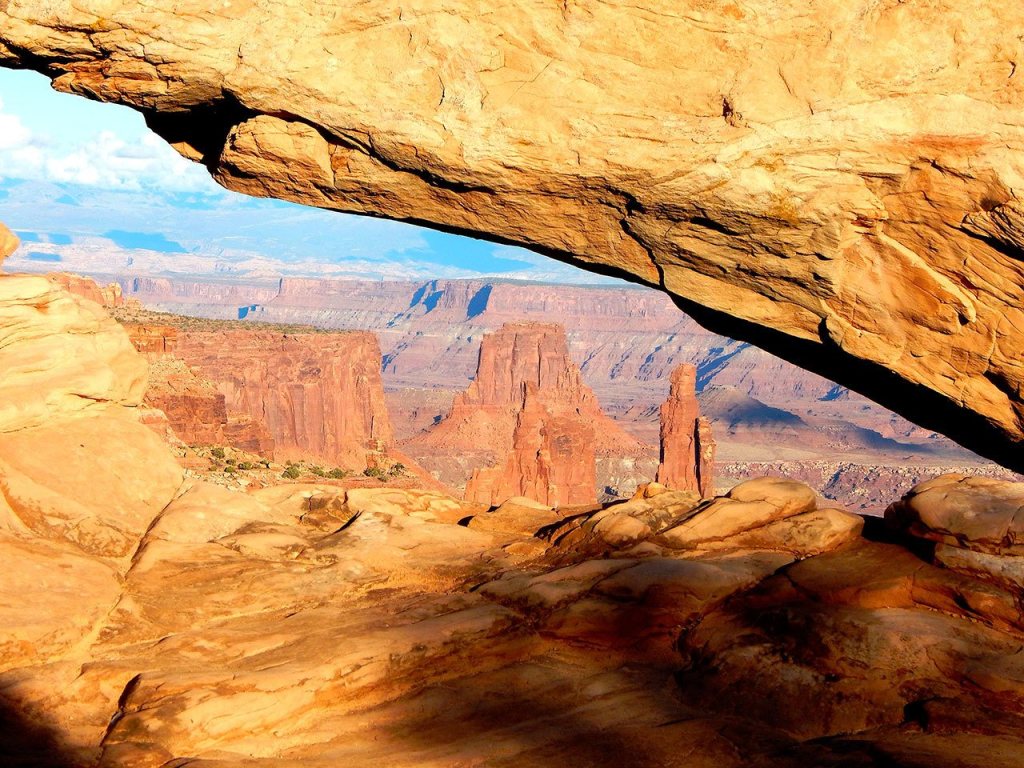 Mesa Arch, within Canyonlands National Park, is best viewed near dusk or at sunrise. (Jon Bauer/The Herald)