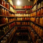 A basement canning room is being put to good use by homeowner Jill Brumbaugh at her Monroe home built in 1928. (Ian Terry / The Herald)