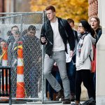 Students leave buildings as police respond to an attack on campus at Ohio State University, Monday, Nov. 28, in Columbus, Ohio. (AP Photo/John Minchillo)