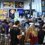 The lobby before the start of the a show at Cinebarre. (Kevin Clark / The Herald)