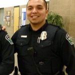 This Jan. 8, 2013, photo shows St. Anthony police officer Jeronimo Yanez outside the city council chambers in St. Anthony, Minnesota. Prosecutors announced Wednesday, Nov. 16, that Yanez, the officer who fatally shot Philando Castile during a traffic stop on July 6, has been charged with second-degree manslaughter in the killing. (Christian Dobratz via AP, File)