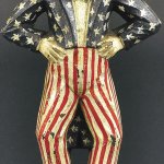 This Uncle Sam doorstop sold for $21,240 in a New Jersey 2016 auction. It was listed as worth $250 in 1985. Vintage doorstops have all gone up in value, especially those with the original paint.