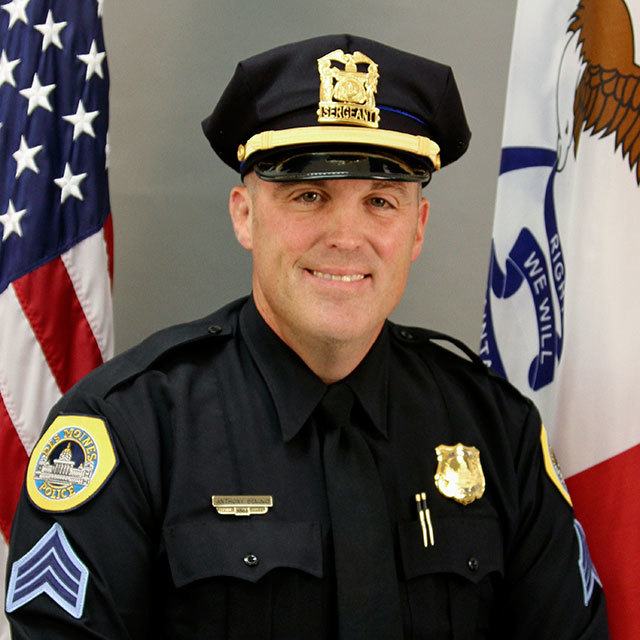 Des Moines police Sgt. Anthony &ldquo;Tony&rdquo; Beminio is one of two Des Moines area police officers shot to death early Wednesday. (Des Moines Police Department)