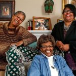 In this photo from last May, sisters, Georgina &ldquo;Genie&rdquo; Paul, 69, left, Marilyn Quincy, 72 and Mary Barrett, 55 share a lighter moment during an interview and photo shoot May 19. (Dan Bates / The Herald)