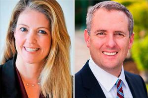 Cindy Larsen (left) and Rico Tessandore