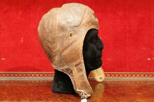 Lindbergh’s iconic aviator cap goes unsold at Paris auction