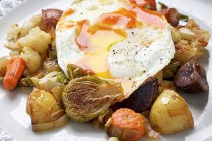 When life hands you leftover vegetables, make hash